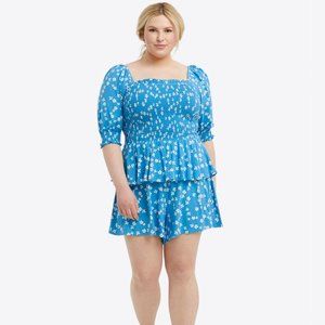 Draper James Ditsy Daisy Top and Shorts Set-Size 2X